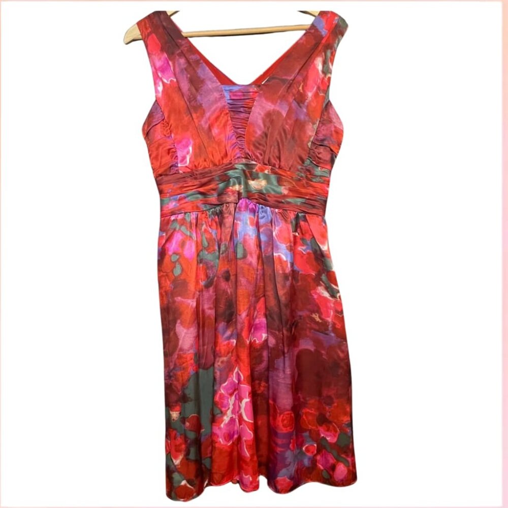 Banana Republic Silk Watercolor Dress - Picture 7 of 7